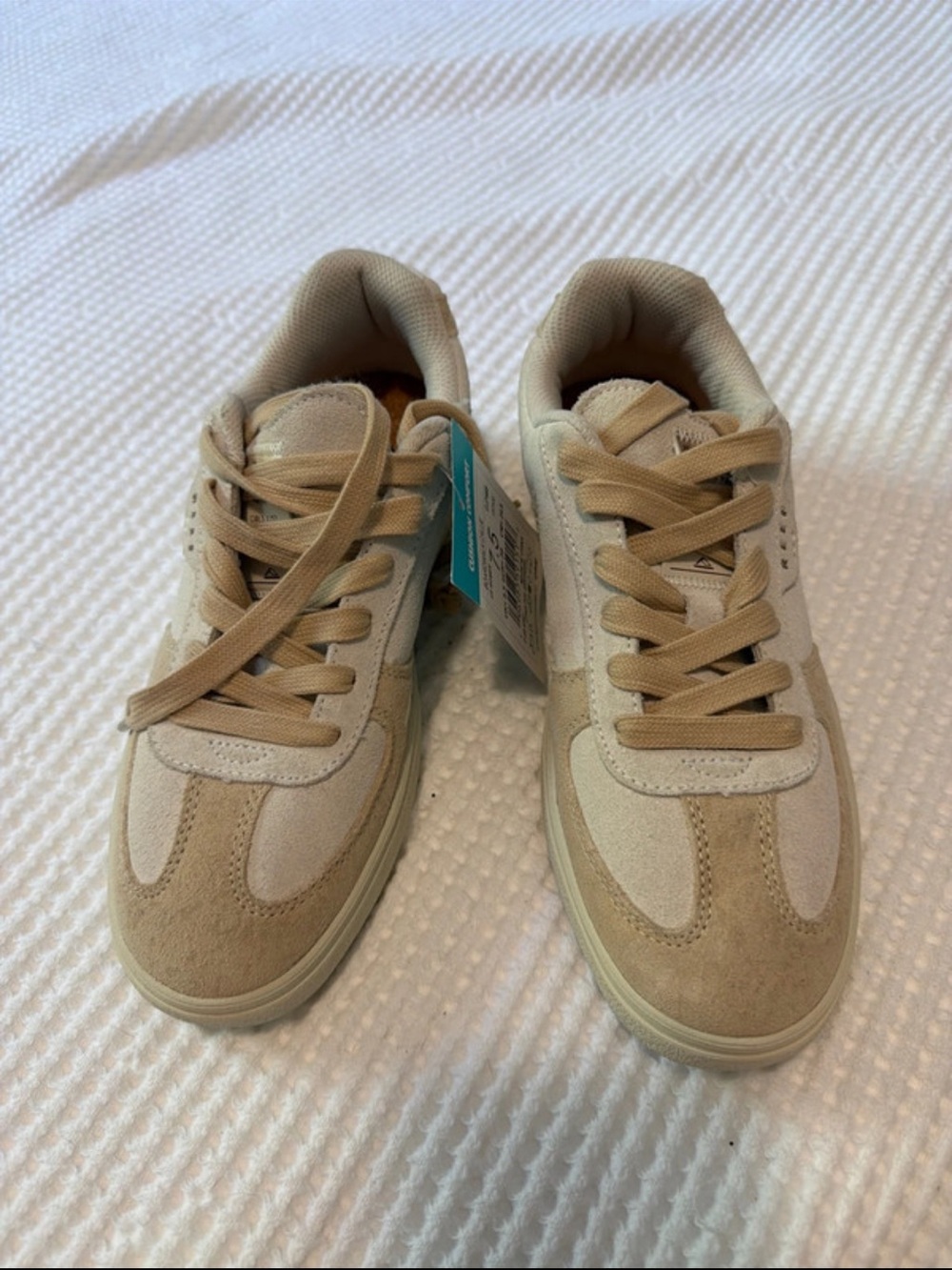 Reef Women's Tan Suede & Textile Sneakers